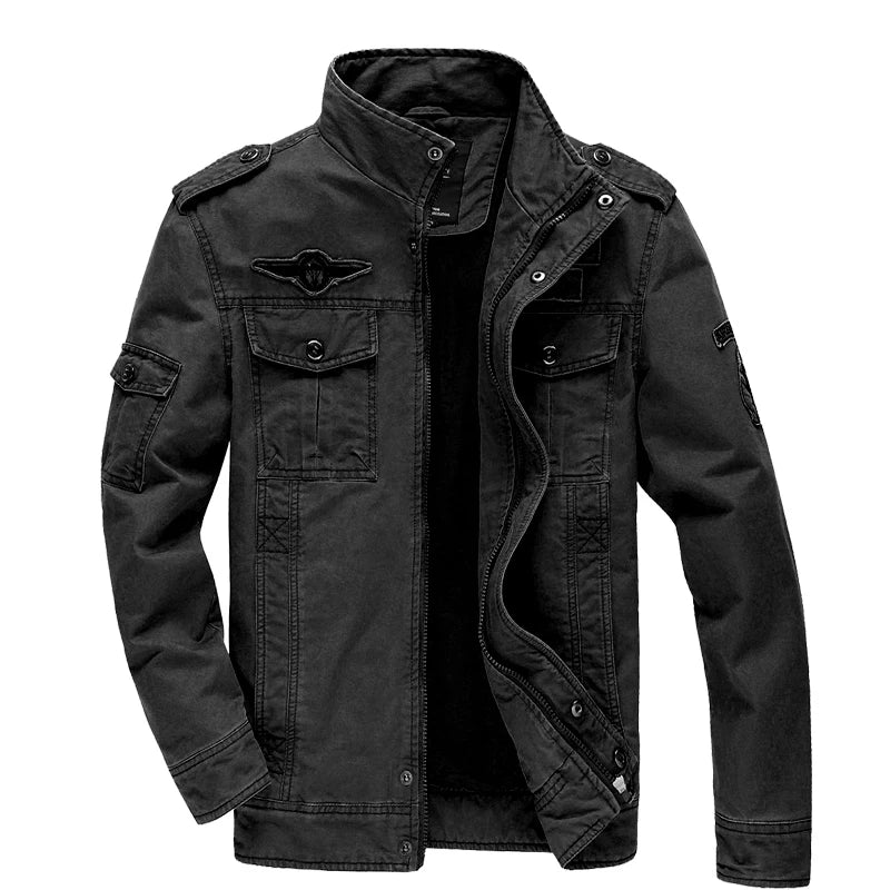 Jaqueta militar casual masculina tamanho grande M-6XL Air Force One