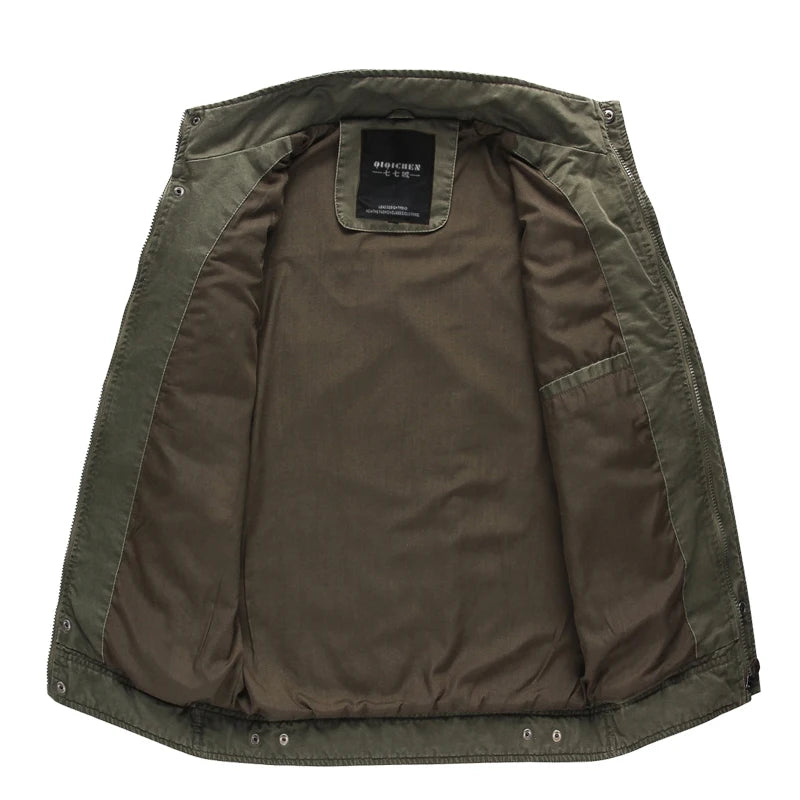 Jaqueta militar casual masculina tamanho grande M-6XL Air Force One