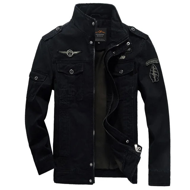 Jaqueta militar casual masculina tamanho grande M-6XL Air Force One