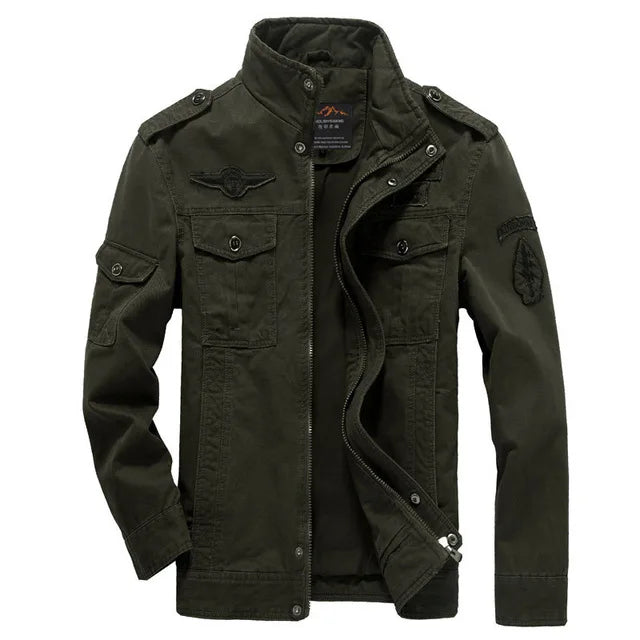 Jaqueta militar casual masculina tamanho grande M-6XL Air Force One