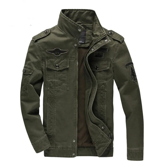 Jaqueta militar casual masculina tamanho grande M-6XL Air Force One